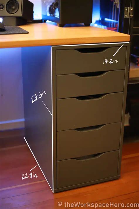 alex drawer size|alex drawers height.